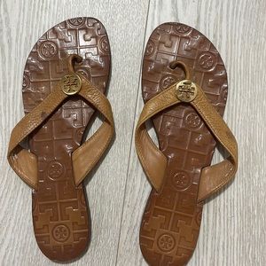 Beige Tory Burch sandals